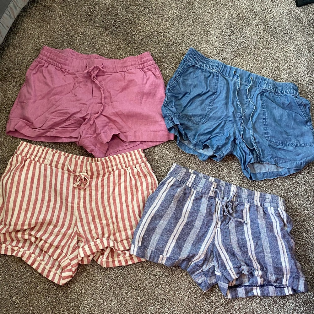 Linen shorts